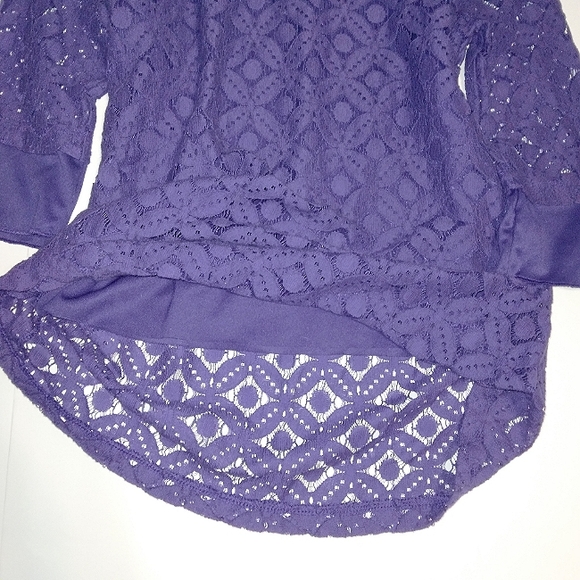 ☆Like New☆BANANA REPUBLIC☆Royal Purple lightweight Small Blouse☆ - Picture 10 of 12